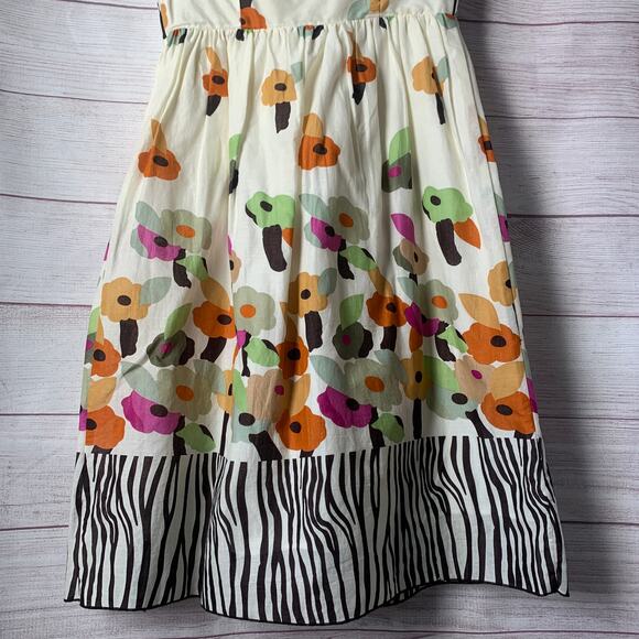 Y Apparel U.S.A. Sleeveless Sundress with Floral and Zebra Pattern Size Small - Picture 6 of 16